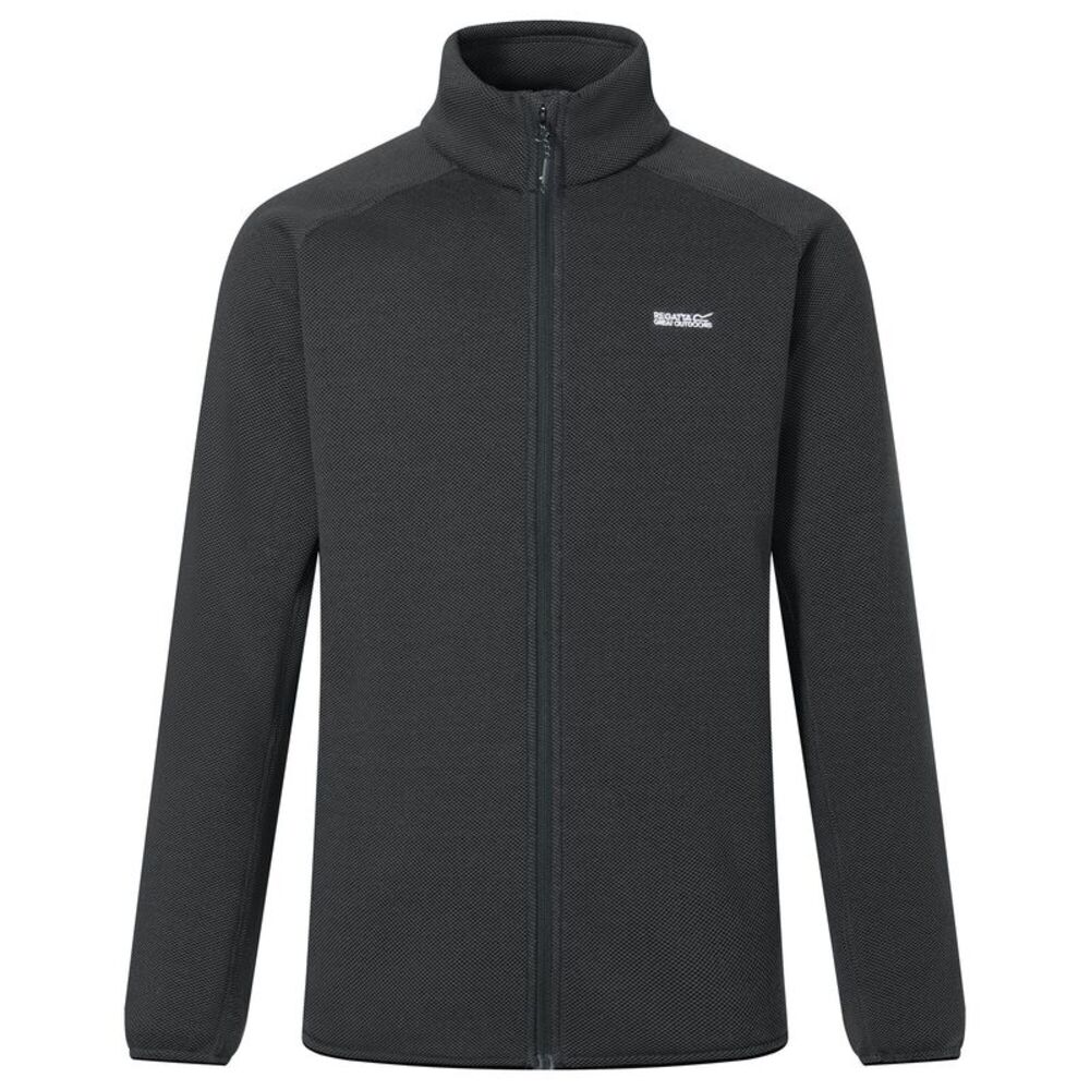 Regatta Mens Rike Full Zip Fleece Jacket / Black